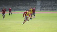 Skuat PBFC berlatih di Solo (Reza Kuncoro/Liputan6.com)