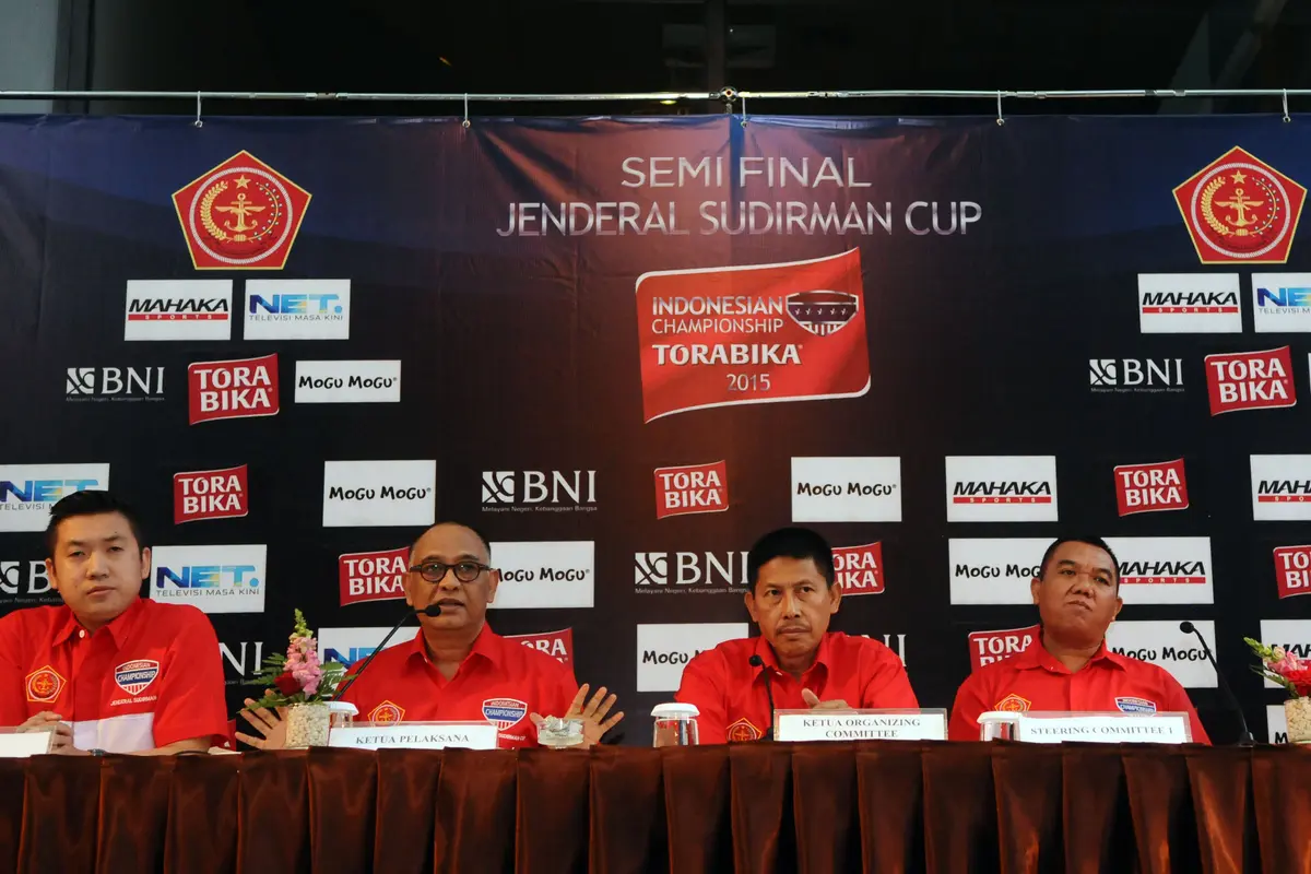 Konferensi Pers Semifinal Piala Jenderal Sudirman di Hotel Century