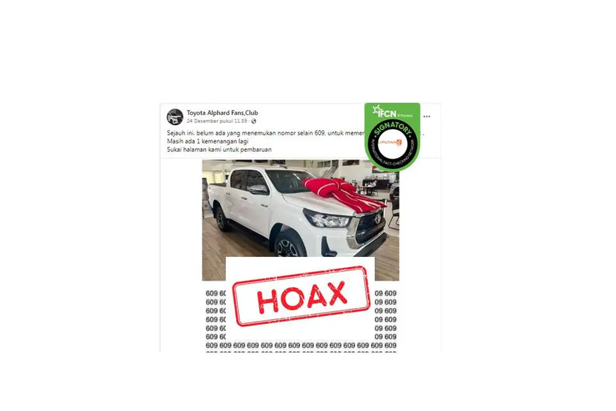 Cek Fakta Toyota Hilux