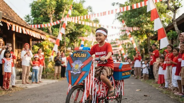 Hiasan Sepeda 17 Agustus