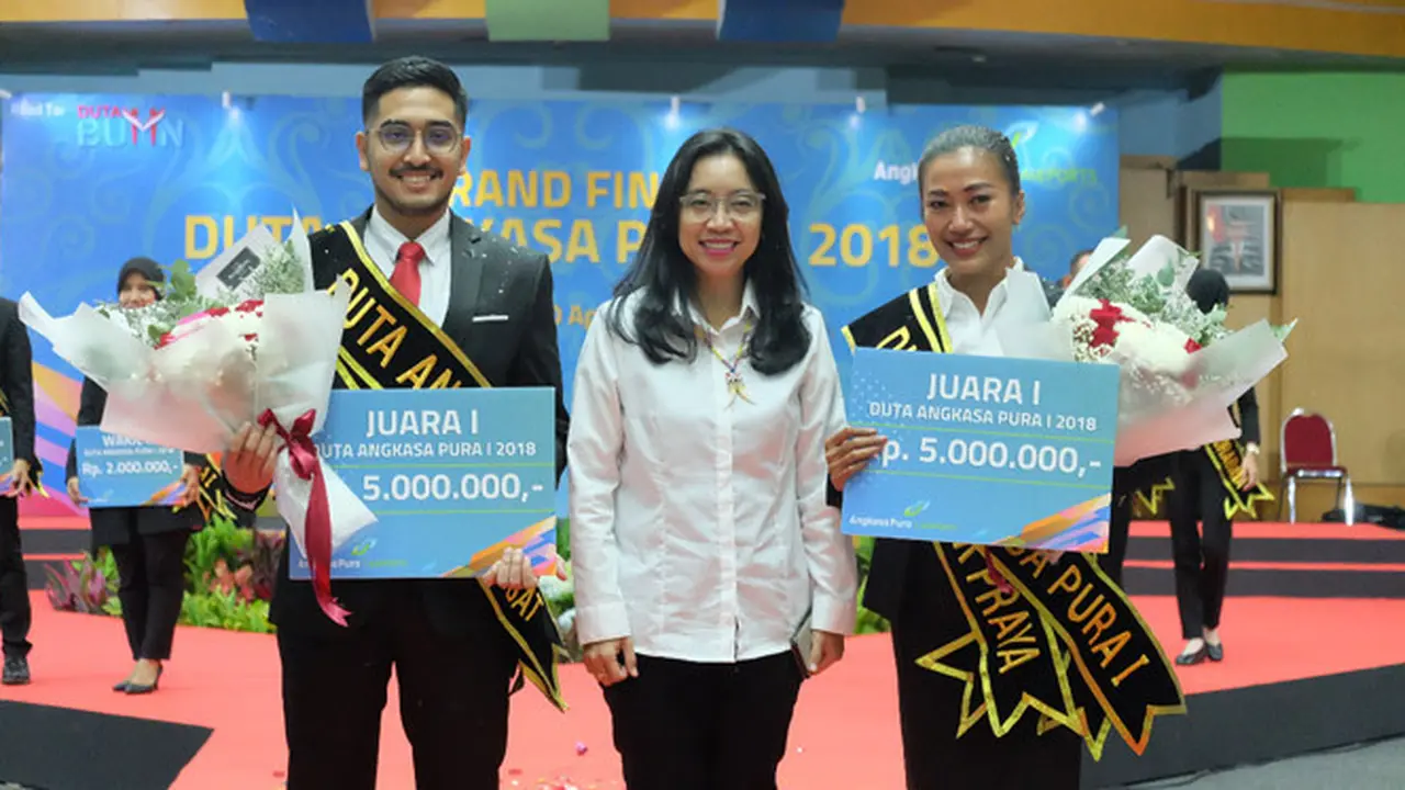 Perkenalkan Dua Duta Angkasa Pura I yang Bakal Tampil di Ajang Duta BUMN 2018