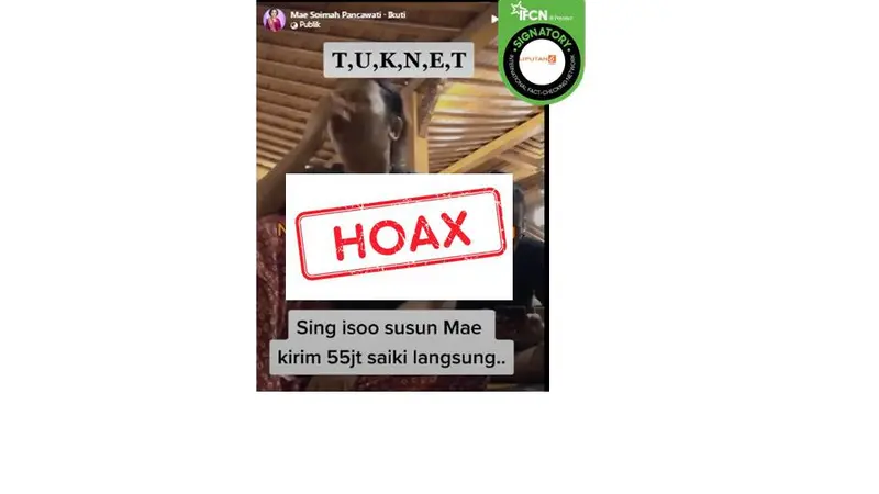 Cek fakta Mae Soimah bagikan uang