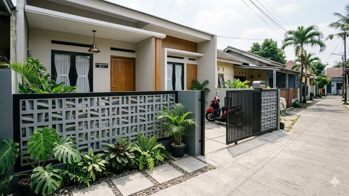 7 Model Pagar Rumah Subsidi yang Tidak Membuat Fasad Terasa Sesak, Cocok untuk Lahan Terbatas