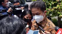 Menteri Kesehatan RI Budi Gunadi Sadikin usai rapat terbatas di Istana Kepresidenan Jakarta pada Senin, 3 Oktober 2022. (Dok Humas Sekretariat Kabinet RI/Agung)