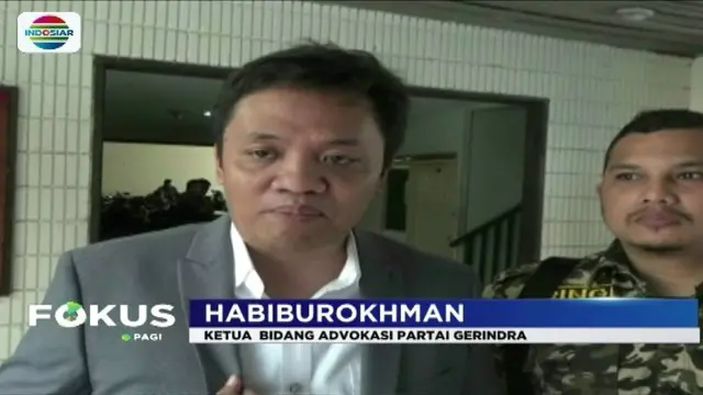 Ketua advokasi Partai Gerindra, Habiburokhman, laporkan sejumlah media karena dinilai telah menyudutkan nama Prabowo Subianto.