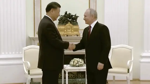 Presiden China Xi Jinping Bertemu Vladimir Putin di Moskow