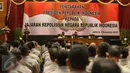 Kapolri Tito Karnavian memberikan sambutan di Auditorium PTIK, Jakarta, Selasa (8/11). Tito Karnavian membuka acara pengarahan oleh Presiden Joko Widodo (Jokowi) kepada jajaran Polri. (Liputan6.com/Faizal Fanani)