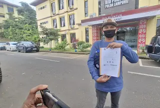 Eks Napiter di Lampung berinisial JMD. (Liputan6.com/Ardi Munthe)