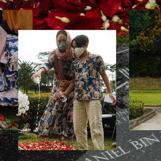 Peringati 1 Tahun Kepergian Ashraf Sinclair, Ini 6 Momen BCL Ziarah ke Makam Suami