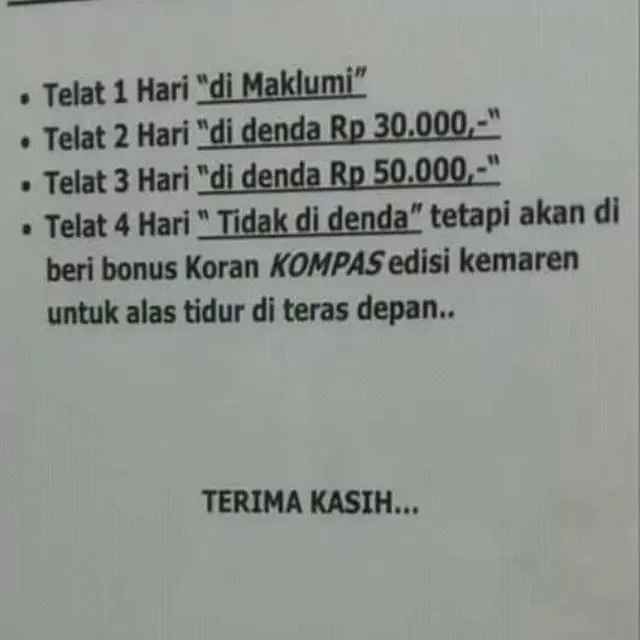 6 Tulisan Kocak Sindir Penghuni Kos  Bandel Ini Bikin Ketawa