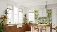 10 Inspirasi Dapur Gaya Tropis Murah dengan Pencahayaan Alami Populer 2025, Hemat dan Estetis