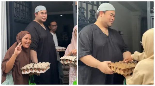 Bukti dermawannya Ivan Gunawan, bagi-bagi sembako ke tetangga saat Ramadan, ini 6 potretnya