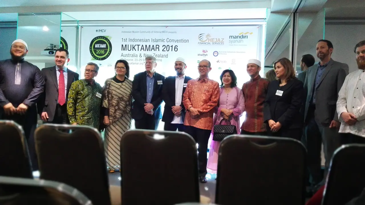 Tamu undangan di acara Muktamar muslim di Australia. (Liputan6.com/Tanti Yulianingsih)