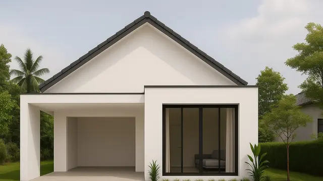Ide Model Rumah Tinggi 4 Meter/Ilustrasi gambar oleh AI