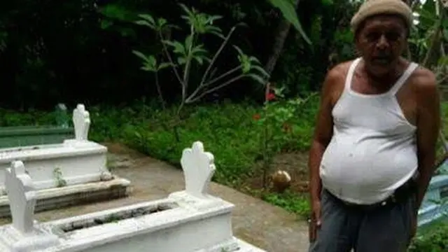 Makam Wirjo di pemakaman umum Desa Banjarsari Banyuwangi. (Istimewa)