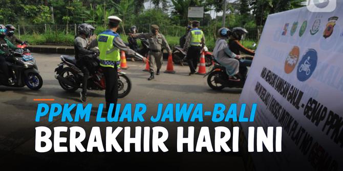 VIDEO: PPKM Berlevel Luar Jawa-Bali Berakhir Hari Ini