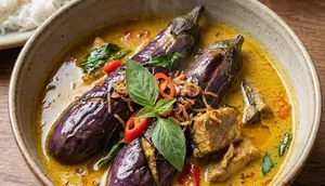 Resep Terong Santan Pedas dan Gurih, Bikin Makan Makin Lahap