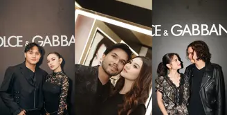 Sederet pasangan selebriti hadiri opening Dolce & Gabbana Store di Plaza Indonesia, Kamis (18/9/2025). Ada Mahalini Raharja-Rizky Febian, Aaliyah Massaid-Thariq Halilintar, hingga Tissa Biani-Dul Jaelani yang tampil glam dengan outfit serba hitam [@mahaliniraharja @aaliyah.massaid @tissabiani]
