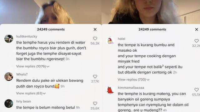 Viral Cara Bule Goreng Tempe Buat Camilan Ini Jadi Sorotan Netizen Indonesia