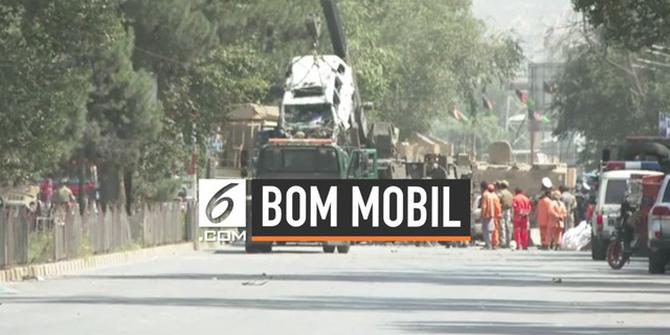 VIDEO: Kota Kabul Diguncang Serangan Bom Mobil, 10 Tewas