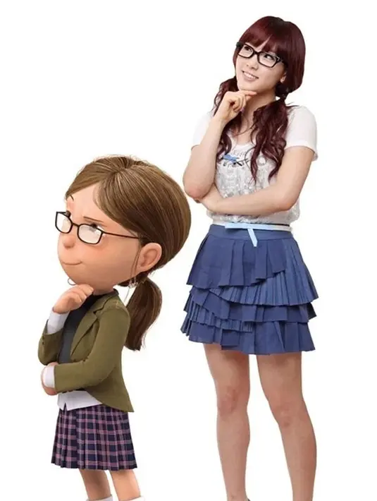 Selain mempunyai suara yang indah, Taeyeon juga berbakat menjadi pengisi suara di film Despicable Me versi Korea. (Foto: koreaboo.com)