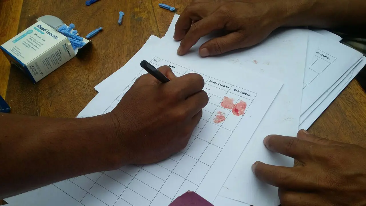 Cap Jempol Darah untuk Tolak Tambang Batu Bara Bawah Tanah 