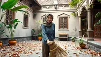 Arti Mimpi Menyapu Halaman Pakai Sapu Lidi, Berikut Makna dan Tafsir Lengkapnya