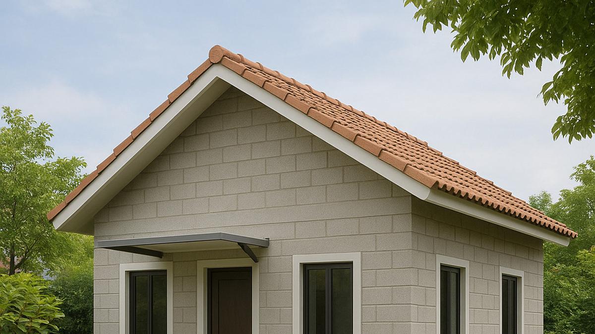 6 Model Rumah Sederhana dari Batako dengan Atap Pelana, Kokoh dan Hemat Biaya