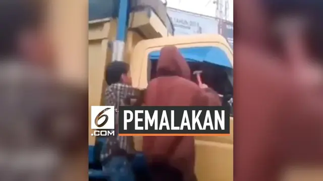 VIDEO: Pelaku Pemalakan Ditangkap dan Menangis Tersedu-Sedu