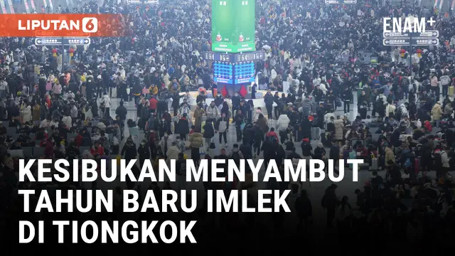 VIDEO: Kesibukan Perjalanan Tahun Baru Imlek di Tiongkok mulai Terasa dengan Perkiraan 9 Miliar Perjalanan