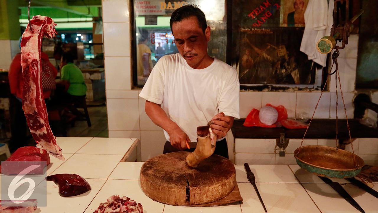 20151023-Ilustrasi Penjual Daging Sapi-Jakarta