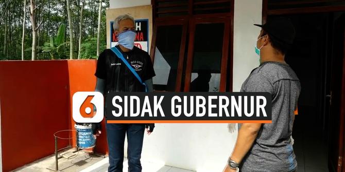 VIDEO: Ganjar Pranowo Naik Motor, Sidak Rumah Isolasi Corona