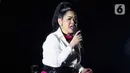 Vina Panduwinata menjadi salah satu penyanyi wanita senior yang tampil di hari kedua Festival Musik PestaPora 2024. (Liputan6.com/Herman Zakharia)