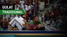 Berita video gulat tradisional Asian Indoor and Martial Arts Games 2017 pada Senin (18/9/2017).