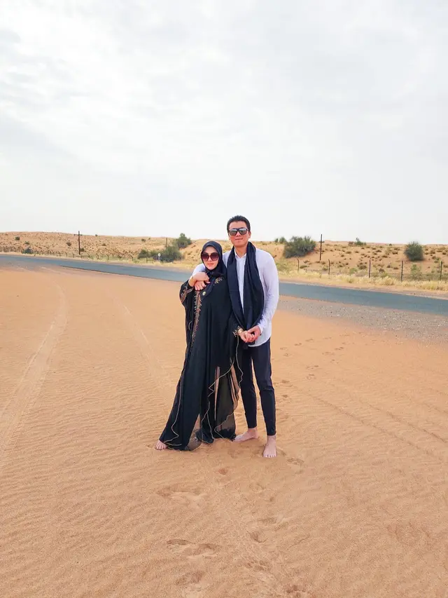 Syahrini dan Reino Barack di Dubai (Instagram/princessyahrini)