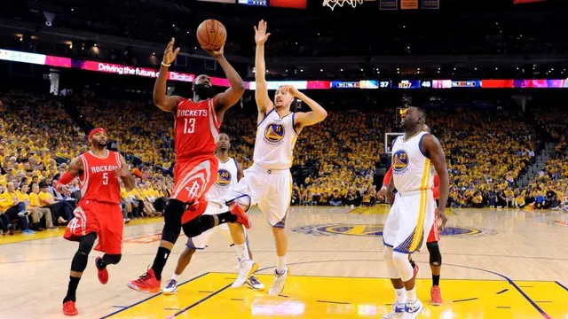 Gim 1 Final Barat NBA: Houston Rockets vs Golden State Warriors