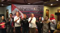 Jakarta Network dukung Ahok-Djarot di Pilkada DKI putaran dua (Nanda Perdana Putra/Liputan6.com)