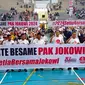 Delapan organisasi relawan Jokowi mendeklarasikan 2024 setia besama Jokowi. (Liputan6.com/M Syukur)