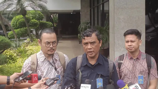 Komite Kekerasan Jurnalistik (KKJ) saat mendatangi Kantor Staf Presiden (KSP).