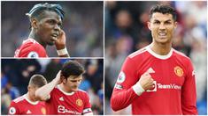Manchester United harus menelan pil pahit usai ditaklukkan Leicester City dengan skor 2-4 pada pekan ke-8 Premier League 2021/2022.  Berikut lima pemain Setan Merah yang tampil kedodoran di laga tersebut.
