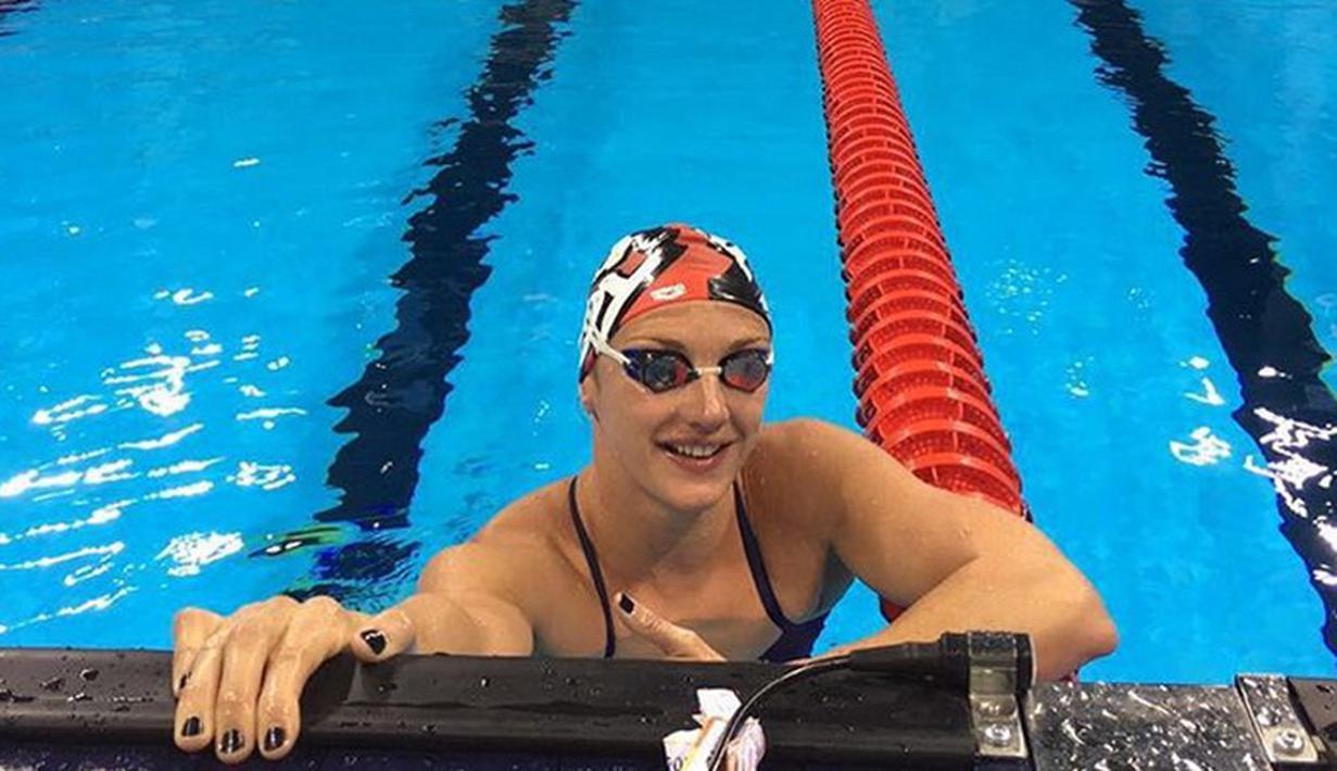 Katinka Hosszu telah tampil di Olimpiade 2004, 2008, 2012, dan 2016. Olimpiade Rio 2016 adalah pencapaian terbaiknya dengan meraih 3 emas dan 1 perak. (Bola.com/Instagram/KatinkaHosszu)
