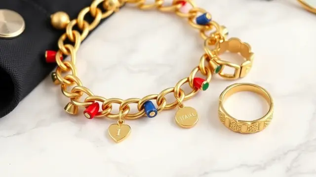 Set Gelang dan Cincin Italian Charm Bracelet