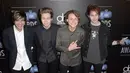 Grup band yang digawangi oleh Luke Hemmings, Michael Clifford, Calum Hood, dan Ashton Irwin ini menyampaikan kabar konser ini melalui sebuah foto yang mereka unggah ke akun Twitter 5 Seconds of Summer. (Bintang/EPA)