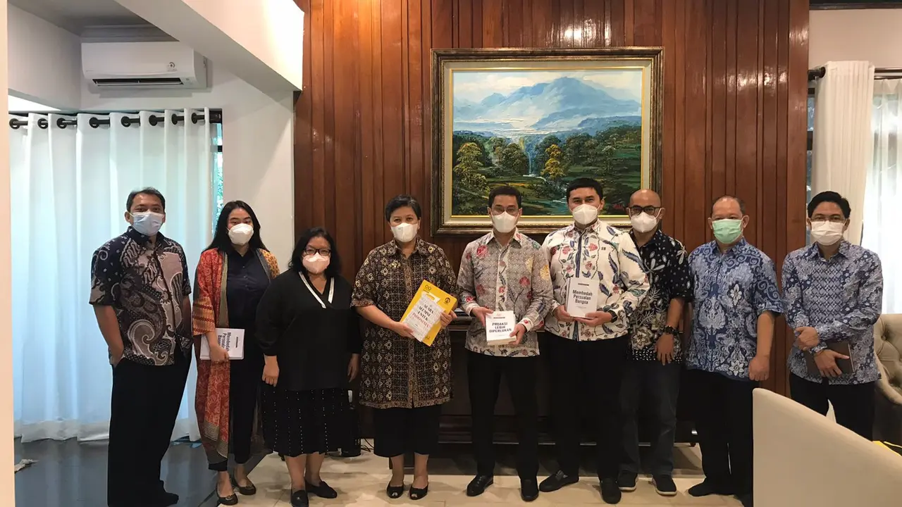 Sejumlah pengurus Ikatan Alumni Universitas Indonesia (ILUNI UI)