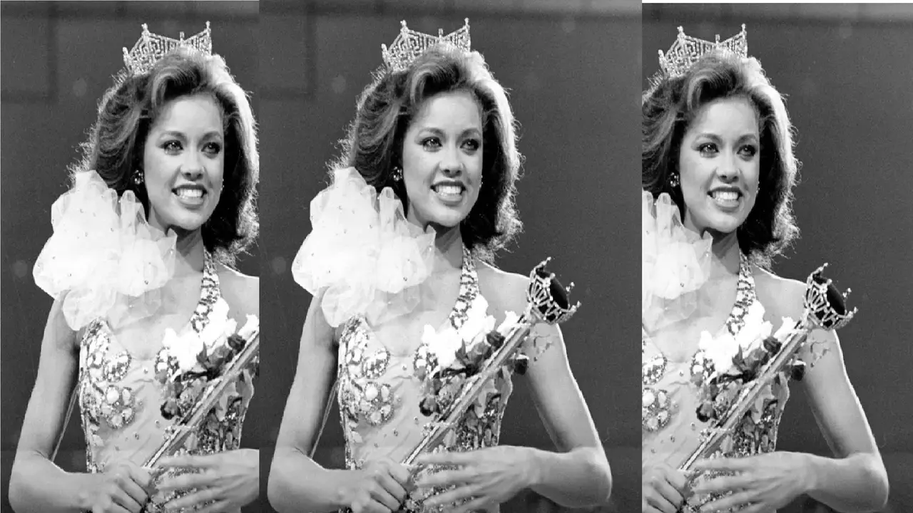 17 September 1983, Miss New York Vanessa Williams. (AP Photo/Jack Kanthal, File)