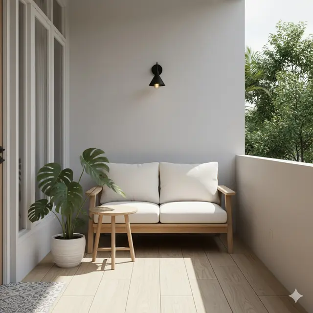 Desain Teras Rumah 1 Meter