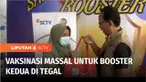 ​​Warga Kota Tegal, Jawa Tengah, ramai-ramai mendatangi alun-alun untuk mengikuti vaksinasi Covid-19 booster kedua. Dalam kegiatan yang merupakan kerja sama antara Yayasan Pundi Amal Peduli Kasih SCTV-Indosiar dan Dinas Kesehatan Kota Tegal ini j...