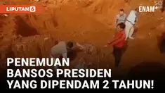 Penemuan Bansos Presiden Terkubur di Depok