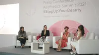 Konferensi pers kampanye #StepUpYourBeauty yang diselenggarakan secara daring (dok.ZP Therapeutics)