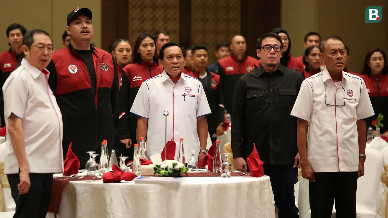 Penyambutan Timnas Voli Indonesia untuk SEA Games 2023 Kamboja dan Perkenalan Pengurus Pusat PBVSI masa Bakti Tahun 2023-2027